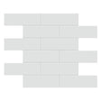 2 X 6 In Brick Soho Gallery Grey Matte Glazed Porcelain Mosaic - BUILDMYPLACE