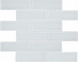 2 x 6 in Element Ice Brick Glossy Glass Mosaic - BUILDMYPLACE