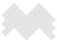 2 X 6 In Herringbone Soho Vintage Grey Matte Glazed Porcelain Mosaic - BUILDMYPLACE