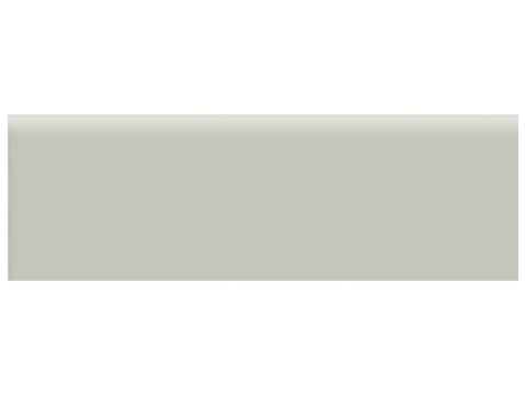 2 x 6 in Soho Soft Sage Glossy Glazed Ceramic Bullnose