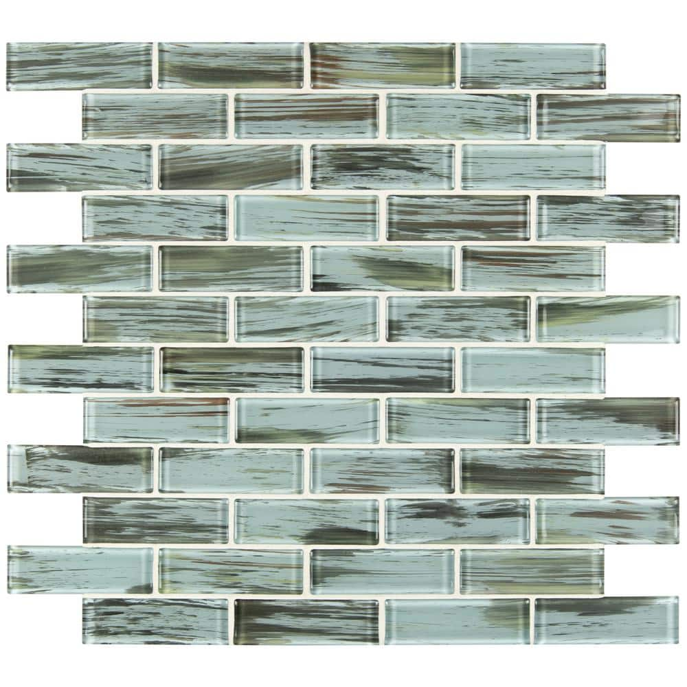 2" X 6" Verde Green Glass Subway Mosaic Wall Tile (9.8SQ FT/CTN) - BUILDMYPLACE