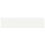 2 x 8 in. Soho Canvas White Glossy Glazed Ceramic Bullnose Trim - BUILDMYPLACE