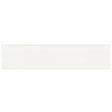 2 X 8 In Soho Canvas White Matte Glazed Ceramic Bullnose - BUILDMYPLACE