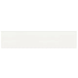 2 X 8 In Soho Canvas White Matte Glazed Ceramic Bullnose - BUILDMYPLACE