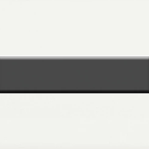 2 x 8 in. Soho Retro Black Glossy Glazed Ceramic Bullnose Trim