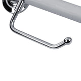 20 In. Ergo Angle Bar with Optional Toilet Paper Holder, ADA Compliant Steel Grab Bar - BUILDMYPLACE