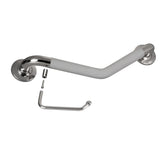 20 In. Ergo Angle Bar with Optional Toilet Paper Holder, ADA Compliant Steel Grab Bar - BUILDMYPLACE