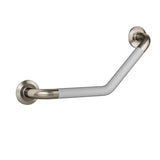 20 In. Ergo Angle Bar with Optional Toilet Paper Holder, ADA Compliant Steel Grab Bar - BUILDMYPLACE