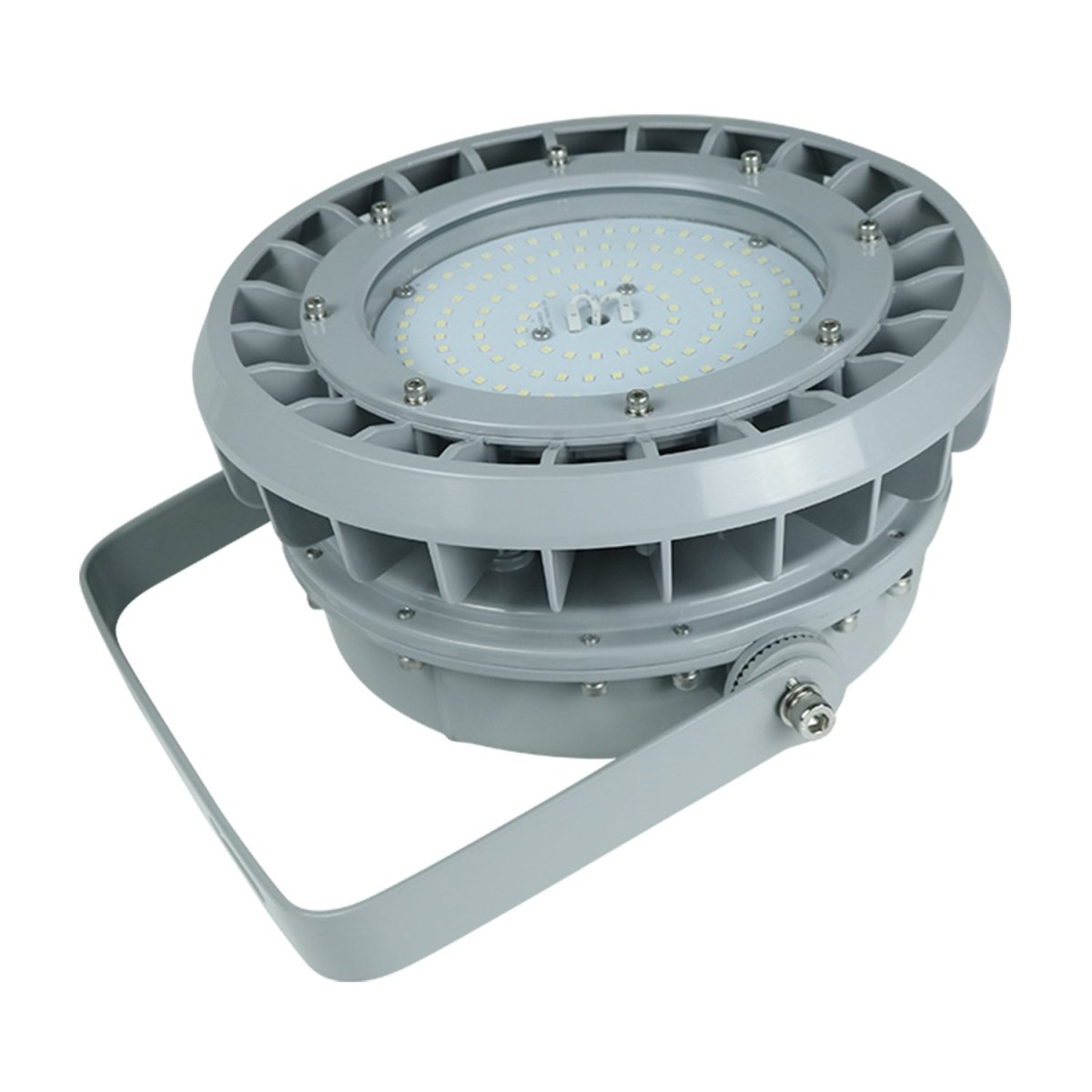 200 Watt LED Explosion Proof Round High Bay Light, B Series, Dimmable, 5000K, 27000LM, AC100 - 277V, IP66, Hazardous Location Lighting Fixtures - BUILDMYPLACE