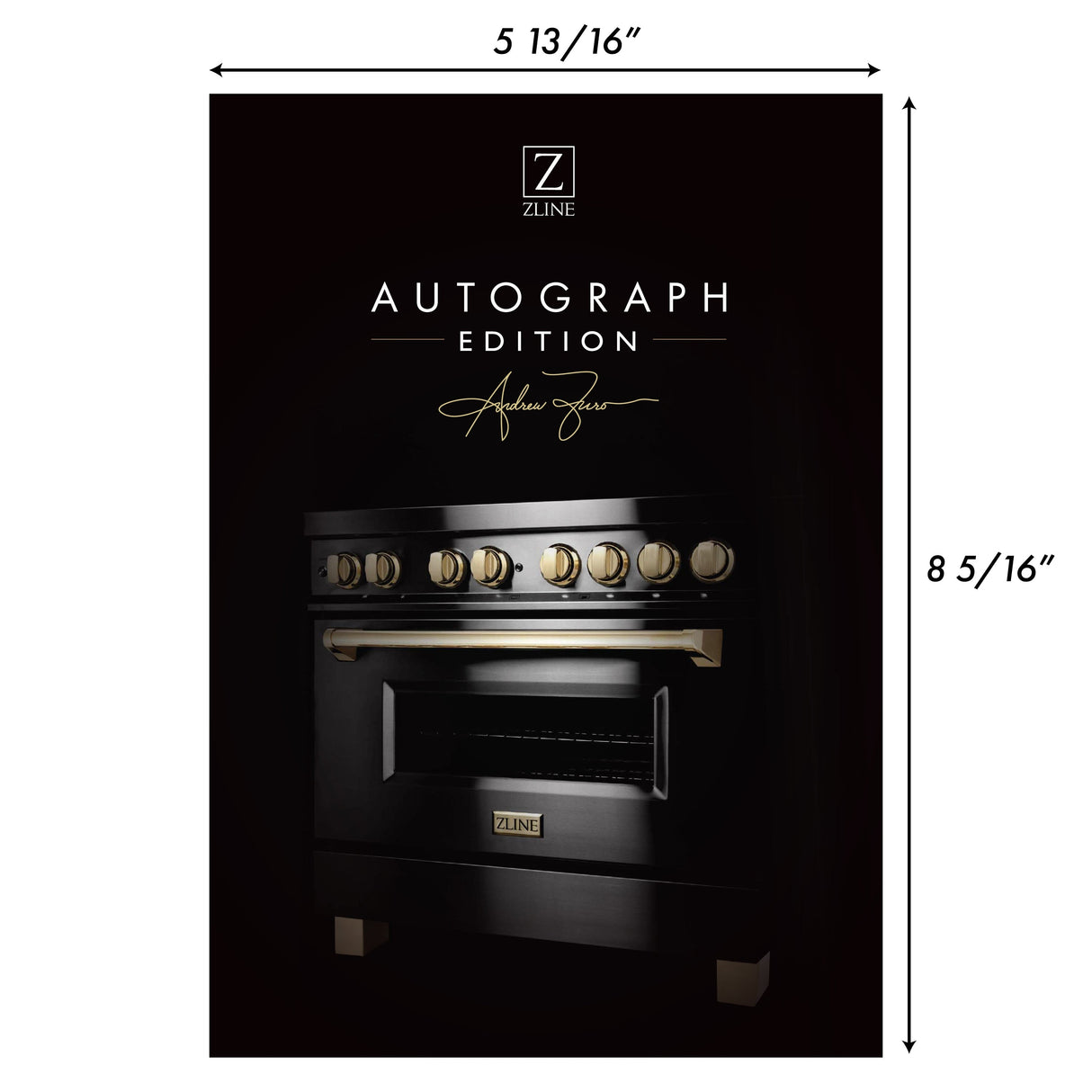 ZLINE 30" Autograph Edition Kitchen Package with Stainless Steel Dual Fuel Range and Range Hood with Matte Black Accents (2AKP-RARH30-MB)
