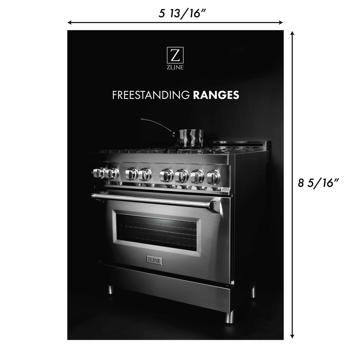 ZLINE 30" Autograph Edition Kitchen Package with Stainless Steel Dual Fuel Range and Range Hood with Matte Black Accents (2AKP-RARH30-MB)