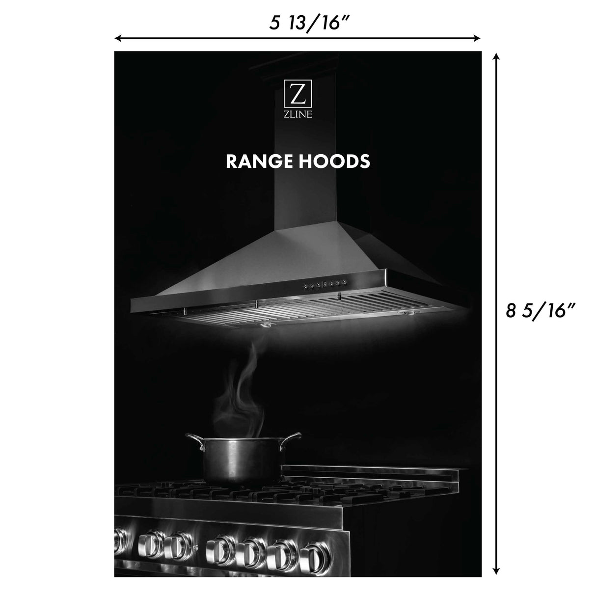 ZLINE 30" Autograph Edition Kitchen Package with Stainless Steel Dual Fuel Range and Range Hood with Matte Black Accents (2AKP-RARH30-MB)