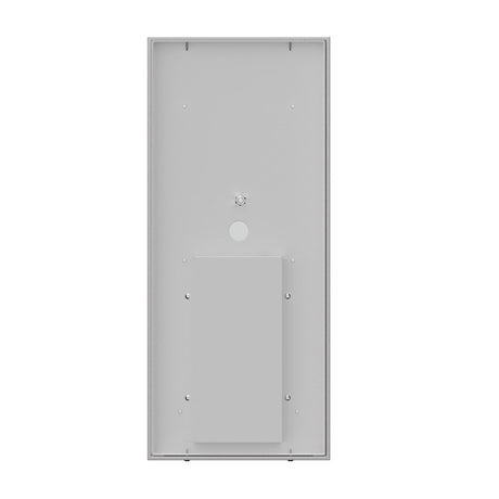 20W Modern LED Outdoor Wall Sconce Light 5000K 600LM White Acrylic Shade, 120 - 277V Non - Dimmable, ETL Listed, Wet Location, Painted Silver Finish - BUILDMYPLACE