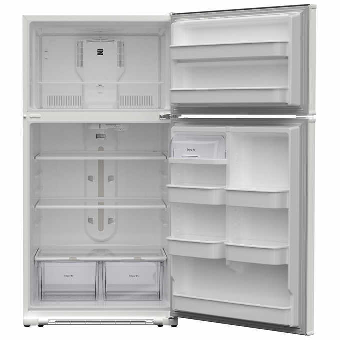 21 cu. ft. Top Freezer Refrigerator With Frost Free and Garage Ready - BUILDMYPLACE