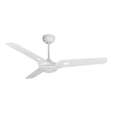 Innovator White/White 3 Blade Smart Ceiling Fan with Dimmable LED Light Kit Works with Remote Control, Wi-Fi apps and Voice control via Google Assistant/Alexa/Siri