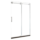 Shower Door - 48" x 80" Bright Chrome