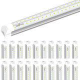 22W Integrated LED Tube Light - 4ft V Shape - 6500k Clear Cover - Works without T8 Ballast - BUILDMYPLACE