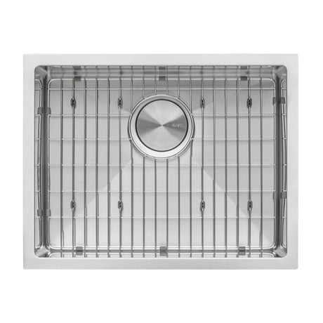 23" x 18" x 12" Deep Laundry Utility Sink Tight Radius Undermount 16 Gauge Stainless Steel - BUILDMYPLACE