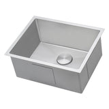 23" x 18" x 12" Deep Laundry Utility Sink Tight Radius Undermount 16 Gauge Stainless Steel - BUILDMYPLACE