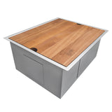 23" x 19" x 13" Deep Laundry Utility Workstation Sink Undermount 16 Gauge - BUILDMYPLACE