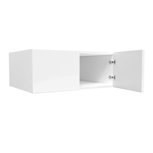 24 Deep Wall Cabinet | Milano White | 30W x 12H x 24D - BUILDMYPLACE