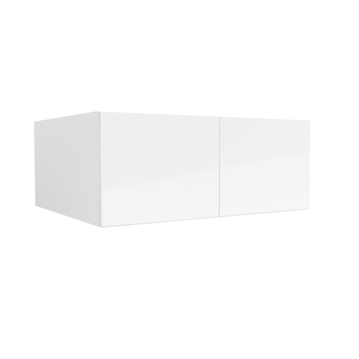 24 Deep Wall Cabinet | Milano White | 30W x 12H x 24D - BUILDMYPLACE