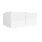 24 Deep Wall Cabinet | Milano White | 33W x 15H x 24D - BUILDMYPLACE