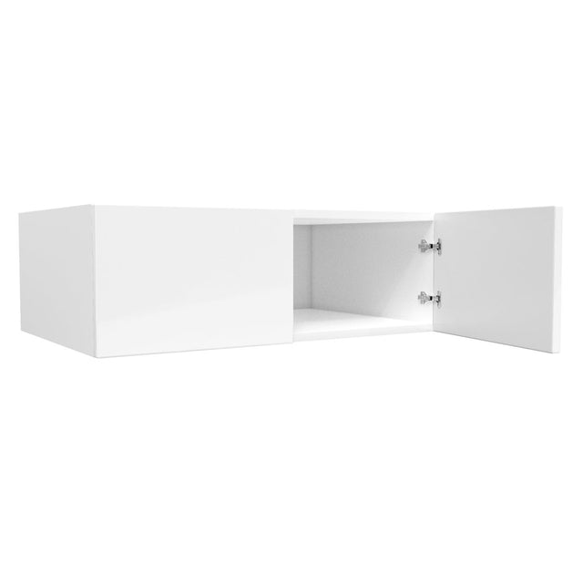 24 Deep Wall Cabinet | Milano White | 36W x 12H x 24D - BUILDMYPLACE