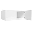 24 Deep Wall Cabinet | Milano White | 36W x 15H x 24D - BUILDMYPLACE