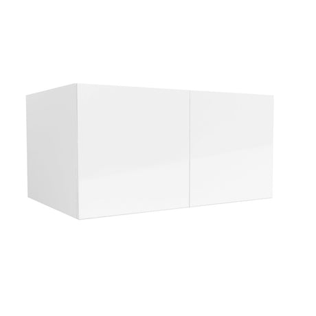 24 Deep Wall Cabinet | Milano White | 36W x 18H x 24D - BUILDMYPLACE