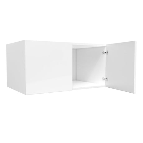 24 Deep Wall Cabinet | Milano White | 36W x 18H x 24D - BUILDMYPLACE