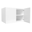 24 Deep Wall Cabinet | Milano White | 36W x 24H x 24D - BUILDMYPLACE