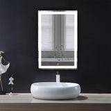 24 in. X 36 in. LED Lighted Bathroom Vanity Mirror, Adjustable Color Temperature & Remembrance, Touch Button, CRI 90+, Anti - Fog, Inner Window Style - LEDMyPlace