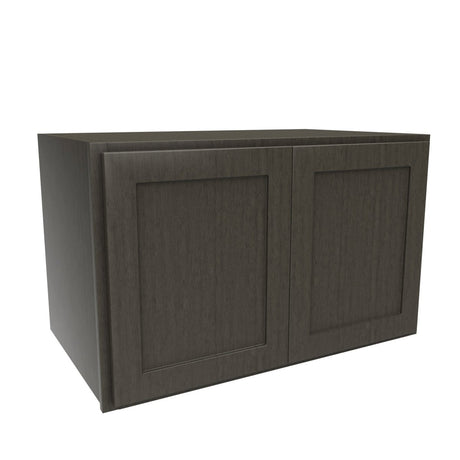 24 inch Deep Wall Cabinet | 39''W x 24''H x 24''D | RTA - Luxor Smoky Grey - BUILDMYPLACE