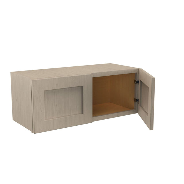 24 inch Deep Wall Cabinet | Elegant Stone | 30W x 12H x 24D - BUILDMYPLACE