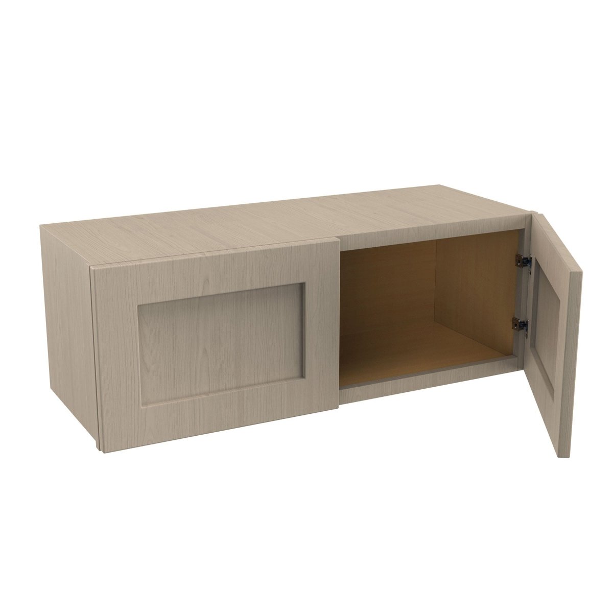 24 inch Deep Wall Cabinet | Elegant Stone | 33W x 12H x 24D - BUILDMYPLACE