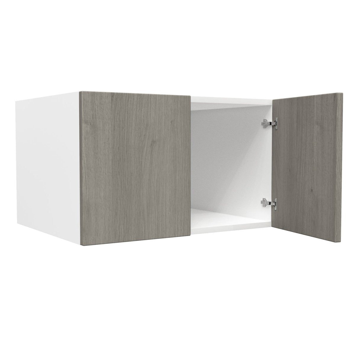 24 inch Deep Wall Cabinet| Matrix Silver | 30W x 18H x 24D - BUILDMYPLACE