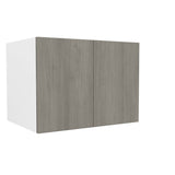 24 inch Deep Wall Cabinet| Matrix Silver | 33W x 24H x 24D - BUILDMYPLACE