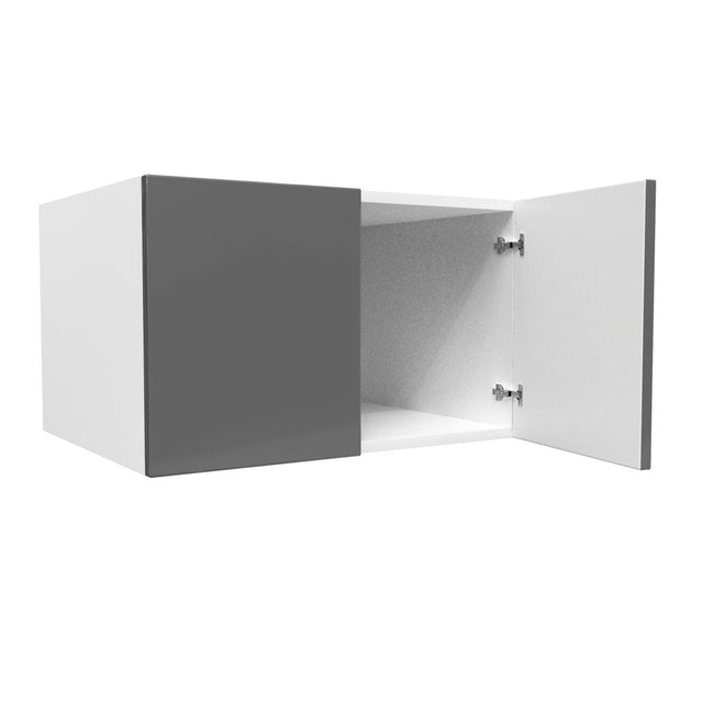 24 inch Deep Wall Cabinet | Milano Slate | 30W x 18H x 24D - BUILDMYPLACE