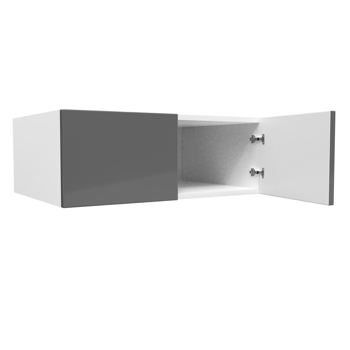 24 inch Deep Wall Cabinet | Milano Slate | 33W x 12H x 24D - BUILDMYPLACE