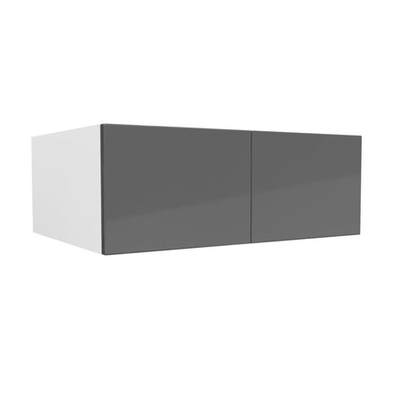 24 inch Deep Wall Cabinet | Milano Slate | 33W x 12H x 24D - BUILDMYPLACE