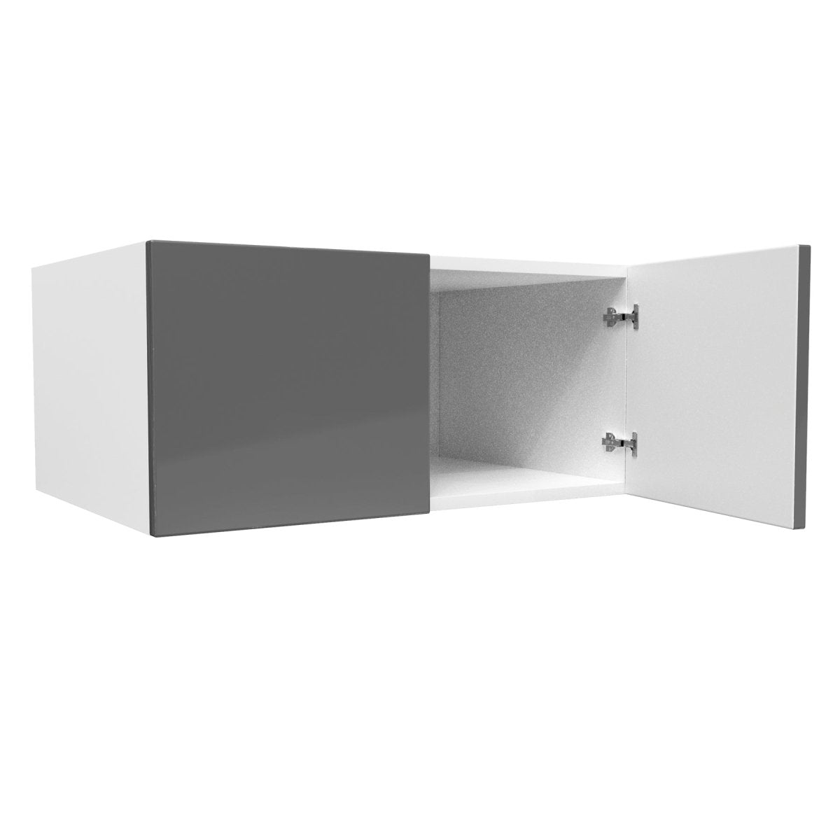 24 inch Deep Wall Cabinet | Milano Slate | 33W x 15H x 24D - BUILDMYPLACE