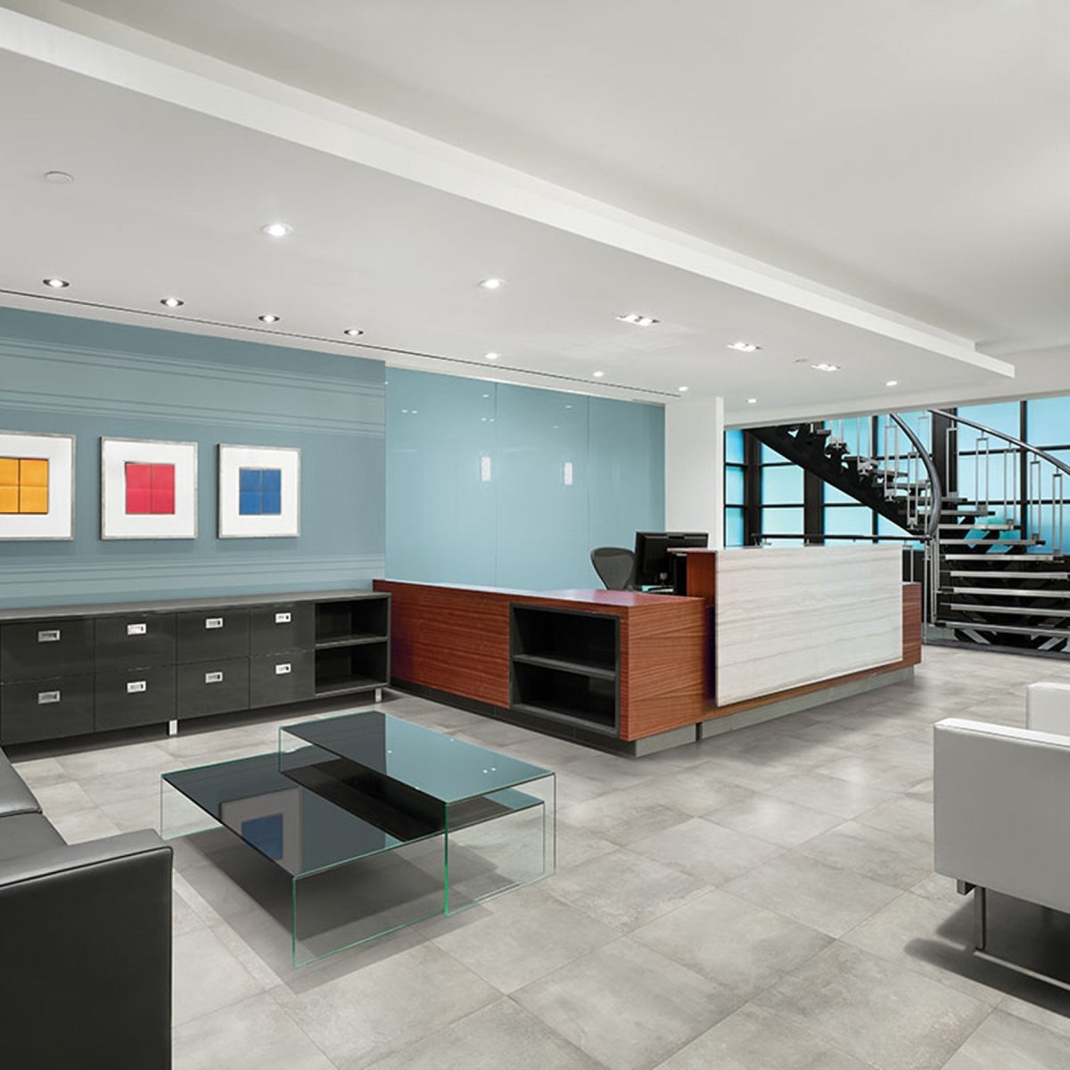 24 X 24 In Ceraforge Titanium Matte Rectified Color Body Porcelain - BUILDMYPLACE