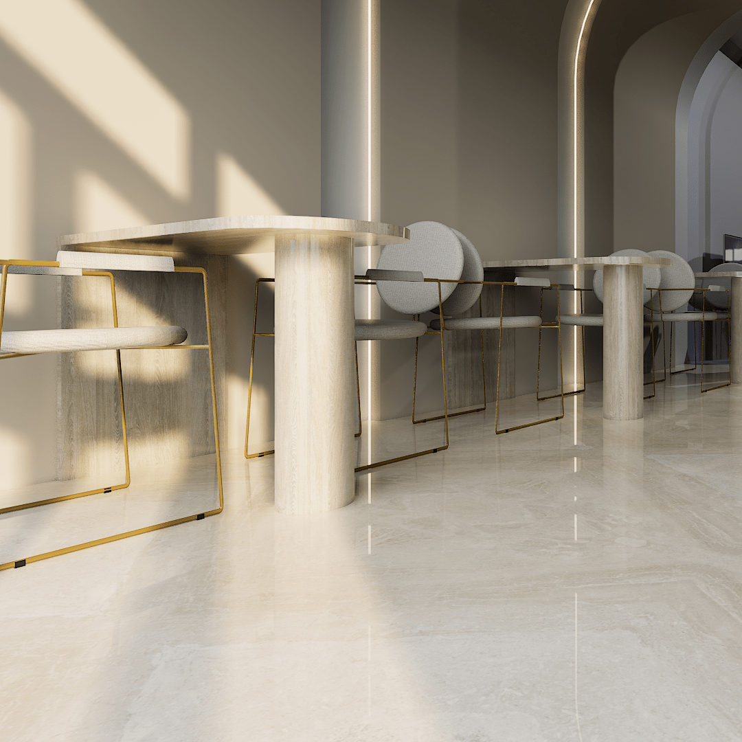 24 X 24 In Impero Reale Honed Marble - BUILDMYPLACE