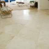 24 X 24 In Ivory Filled & Honed Travertine - BUILDMYPLACE