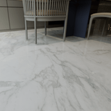 24 X 24 In La Marca Arabescato Honed Rectified Glazed Porcelain - BUILDMYPLACE