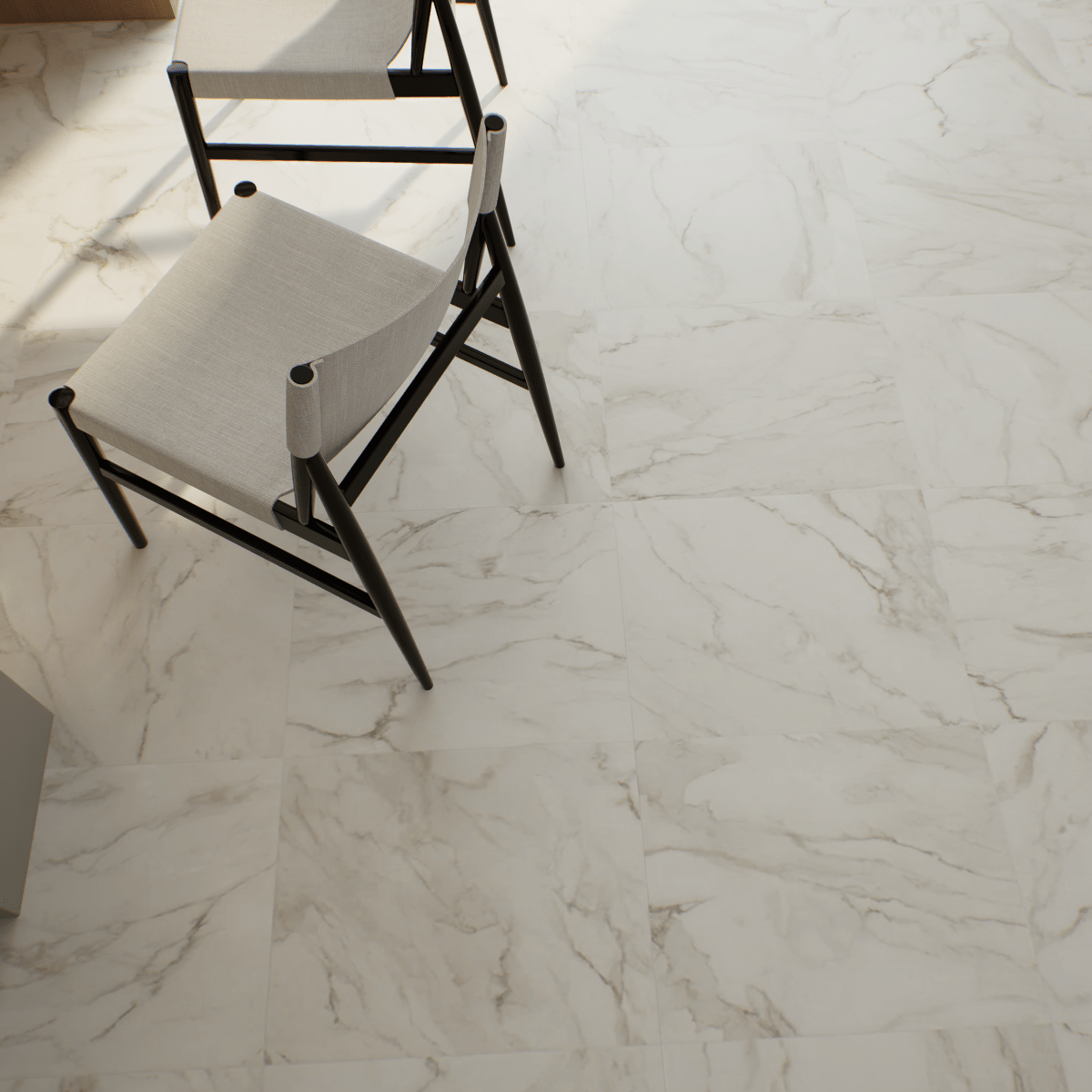 24 X 24 In La Marca Calacatta Honed Rectified Glazed Porcelain - BUILDMYPLACE