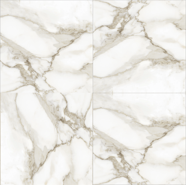 24 X 24 In La Marca Calacatta Polished Rectified Glazed Porcelain - BUILDMYPLACE