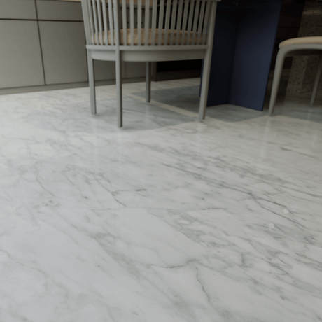 24 X 24 In La Marca Carrara Honed Rectified Glazed Porcelain - BUILDMYPLACE