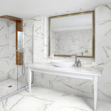 24 X 24 In Mayfair Calacatta Matte Rectified Glazed Porcelain - BUILDMYPLACE